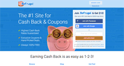 Desktop Screenshot of befrugal.com